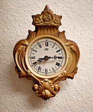 DDR Keramik Wanduhr UPG Halle