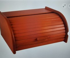 Kleiner Holz Brotkasten Rot 31x26x16 cm – Polnisch