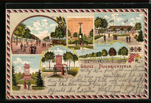 Lithographie friedrichsfeld - friedrichsfeld, /