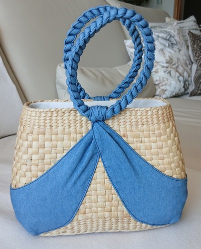 Korbtasche handtasche stroh - korbtasche,