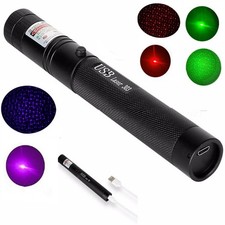 5000M starker grüner Laserpointer Outdoor-Lazer-Taschenlampe USB wiederaufladbar