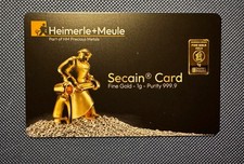 1g Goldbarren Heimerle + Meule