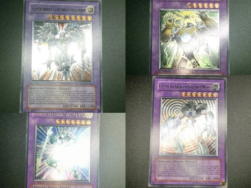 4x elementarhelden - yu-gi-oh!,