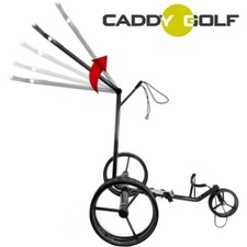 eCarbon CADDY-GOLF ELEKTRO TROLLEY BERGBREMSE DISTANZ 42mm! RÖHRENMOTOR Lithium