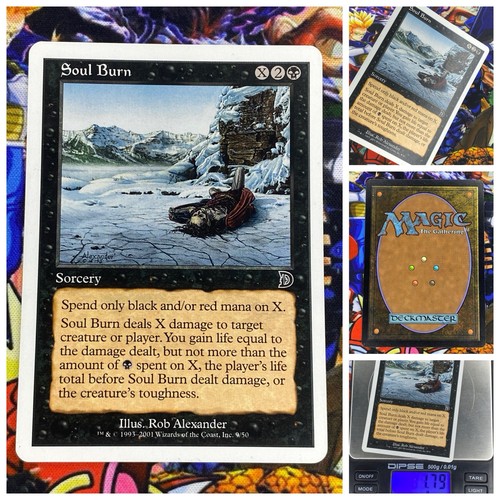 Mtg soul burn - soul, ⚫️