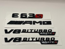E63S AMG SCHRIFTZUG EMBLEM SET