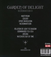 GARDEN OF DELIGHT - NECROMANTEION IV (REDISCOVERED)   CD NEU