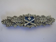 Nahkampfspange Silber Pin WH Wehrmacht WK2 WWII Silver Badge Abzeichen