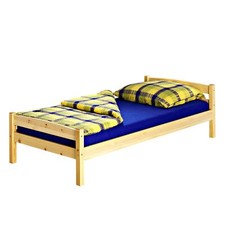Massivholzbett einzelbett bett - einzelbett,