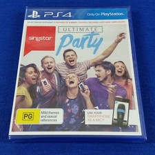 ps4 SINGSTAR ULTIMATE PARTY Spiel SOLUS NEU & Sealed REGION FREE PAL UK