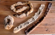 Dach, Rotfuchs, Silberfuchs, Nerz, Echtfell, Pelzkragen, Stirnband, vintage!!