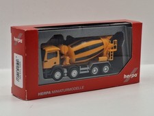 Herpa MAN TGS NN Betonmischer-LKW 4-achs, kommunalorange 314138 /HN1321