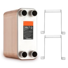 Uimoso 100 Plattenwärmetauscher 4x1-1/4Zoll MNPT-Anschluss 316L Edelstahl