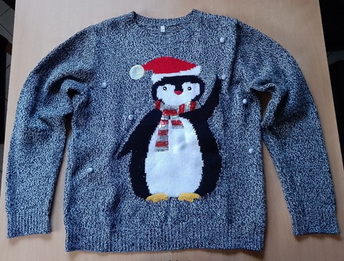 Strickpullover grau mit