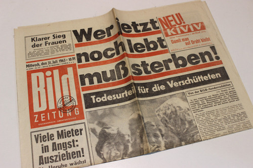 Bildzeitung 1963 juli - 31.07.1963,