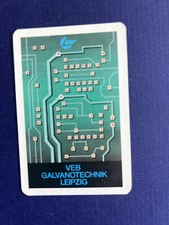 DDR Taschenkalender  1990  VEB Galvanotechnik Leipzig