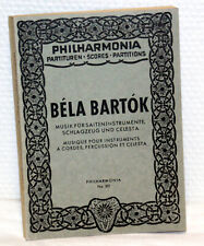 PHILHARMONIA Partituren - BÉLA BARTÓK - Musik für Saiteninstrumente, Schlagzeug
