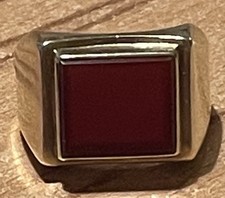 Herrenring gold 333 mit - 333, stein
