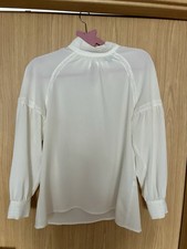 Damen Bluse Langarm Stehkragen