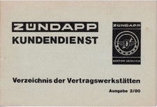 Zündapp Verzeichnis der