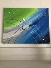 Original Gemälde groß Leinwand Bild Acryl - Unikat - Selbstgemalt