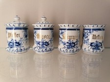 4 Vorratsdose Zwiebelmuster