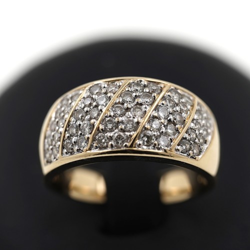 Ring 585 gold karat diamant - 14,