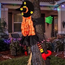 Halloween Hexe Deko Stoff