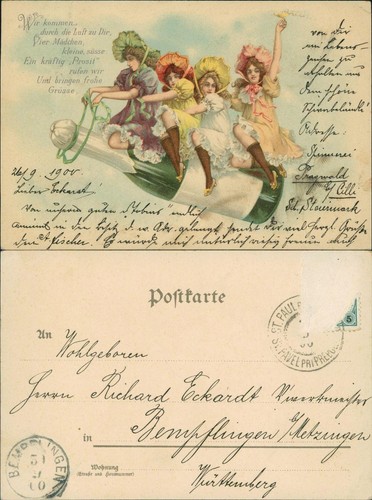 Ansichtskarte scherzkarte - ansichtskarte,