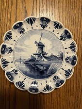 Wandteller, Delfter Porzellan