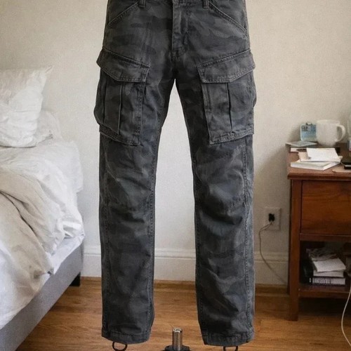 R0539 star raw cargohose - r0539.,