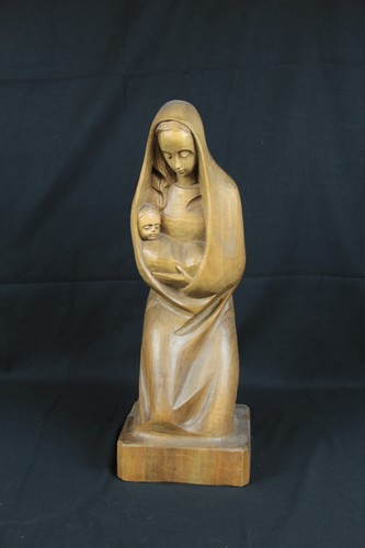 Holzfigur schnitzerei maria - holzfigur,