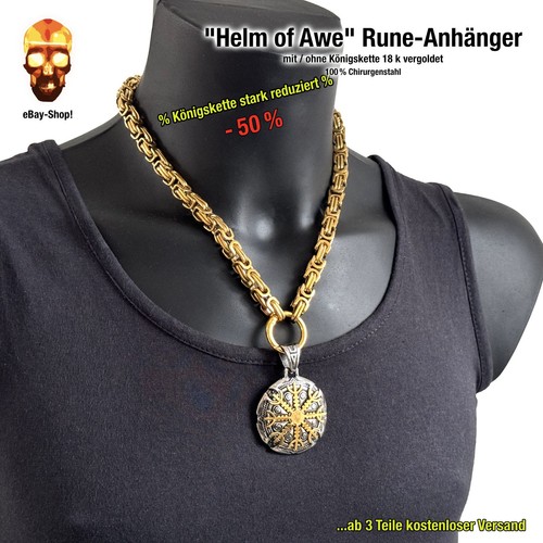 Helm awe rune anhänger - 1,
