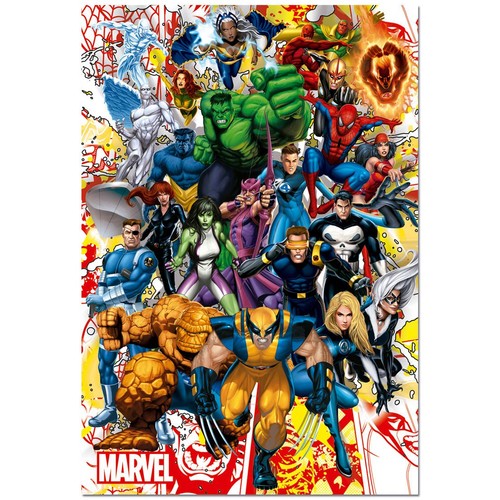 Marvel super heroes puzzle - heroes,