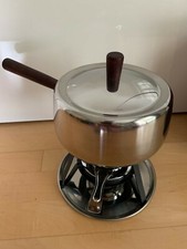BERAM Fondue Topf Fonduetopf Stövchen Edelstahl