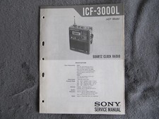 Servicemanual SONY ICF-3000L*