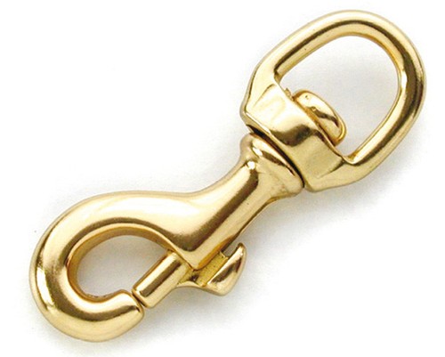 Karabinerhaken messing - karabinerhaken,