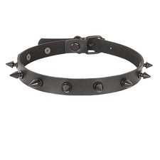 Gothic Nietenhalsband schwarz