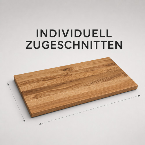 Massivholzplatte eiche mm - 20,