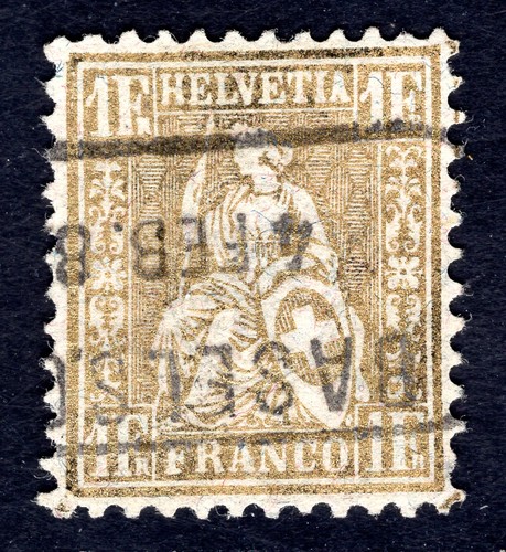 Schweiz 1881 gestempelt - schweiz, 44