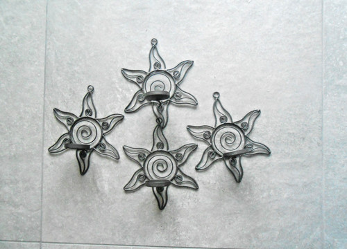 Sonnen wandkerzenleuchter - sonnen,