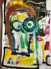 Kunst Malerei Pop Art Kopf