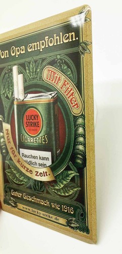 Lucky strike blechschild - lucky,