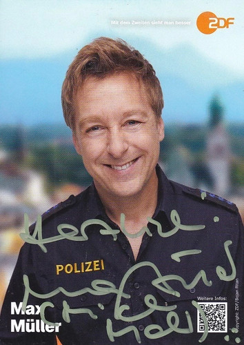 Max müller autogramm aus die - müller,