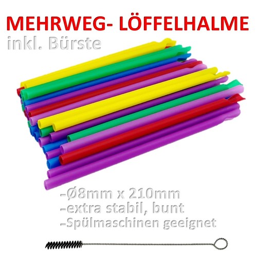 Slush löffelhalme plastik - slush,