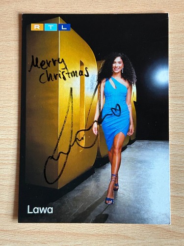 Lawa dsds autogrammkarte - -,