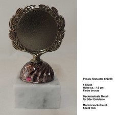 1 Pokal Ehrenpreis 12cm
