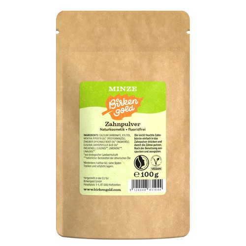Birkengold zahnpulver minze - birkengold,