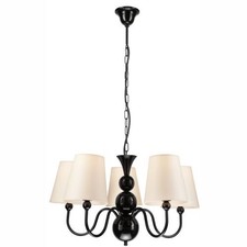 Wohnliche Hängelampe Landhaus Stil MADISYN Kronleuchter Esstisch Wohnzimmer