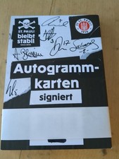 Autogramm. Karten Satz